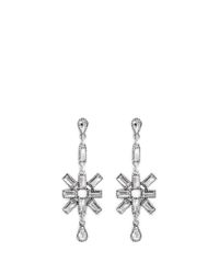 Philippe Audibert | Metallic Star Strass Drop Earrings | Lyst