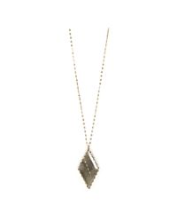 Lana Jewelry | Metallic Lumos Edge Pendant Necklace | Lyst