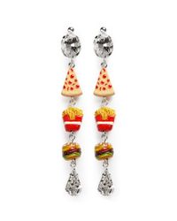 Venessa Arizaga | Multicolor 'snack Attack' Drop Earrings | Lyst