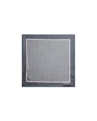 Ferragamo | Gray Geometric Gancini Pocket Square for Men | Lyst