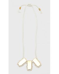 Erin Considine | White Triple Gully Pendant Necklace | Lyst