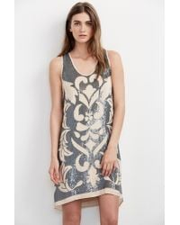 Velvet By Graham & Spencer - Gray Delphinia Sequin Shift Dress - Lyst