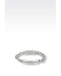 Emporio Armani | Metallic Bracelet for Men | Lyst