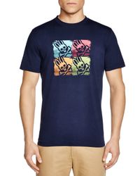 Psycho Bunny | Blue Brushstroke Warhol Tee for Men | Lyst