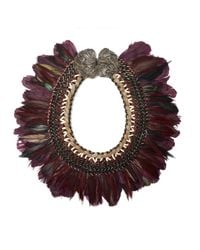 Lizzie Fortunato - Purple Birds Of Paradise Necklace - Lyst