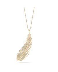 Mizuki | Metallic Wings Of Desire Diamond Pendant | Lyst