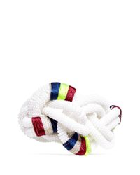J.Crew | White Beaded Rope Knot Bracelet | Lyst