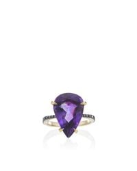 Ara Vartanian | Purple Amethyst And Black Diamond Ring | Lyst
