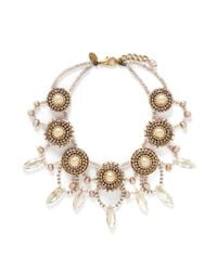 Erickson Beamon | Metallic 'stratosphere' Pearl Crystal Necklace | Lyst