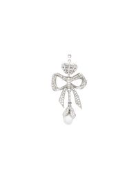 Balenciaga | White Maria Cristina Drop Brooch | Lyst