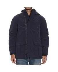 Armani Jeans | Blue Down Jacket for Men | Lyst