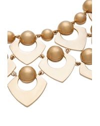 Trina Turk | Metallic Frontal Drama Necklace | Lyst