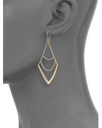 Alexis Bittar | Metallic Miss Havisham Kinetic Draped Chain Wire Earrings | Lyst