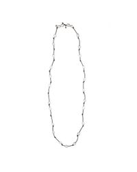 Perle By Lola | Gray Lariat Necklace | Lyst