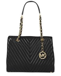 Michael Kors | Black Large 'susannah' Tote | Lyst