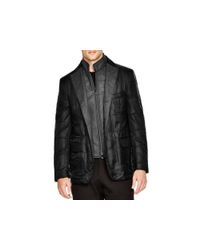 Corneliani | Black Nylon Id Coat | Lyst