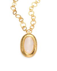 Stephanie Kantis | Metallic White Quartz Cabochon Enhancer | Lyst