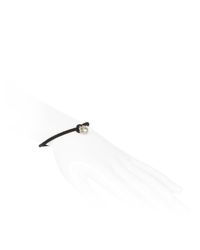 Luis Morais | Black Large Half Skull Satin Finish Bracelet | Lyst