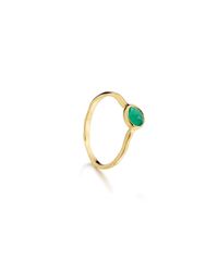 Monica Vinader | Metallic Siren Small Stacking Ring | Lyst
