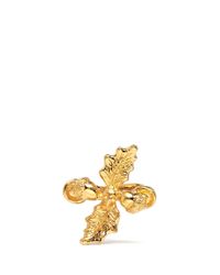 Alexander McQueen | Metallic Acorn Skull Ring | Lyst