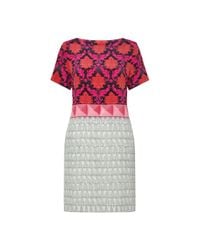 Mary Katrantzou - Pink Benyon Silk-satin Dress - Lyst