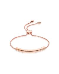Monica Vinader | Pink Esencia Chain Bracelet | Lyst