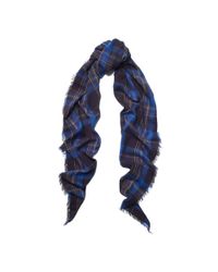 Ralph Lauren | Black Plaid Scarf | Lyst