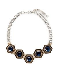 Lulu Frost | Metallic 'nicandra' Glass Crystal Arched Chain Necklace | Lyst
