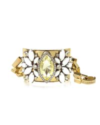 Juicy Couture - Metallic Brilliant Blooms Bracelet - Lyst