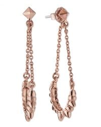Pamela Love | Metallic Spike Chain Drop Earrings | Lyst