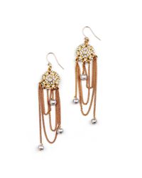 Lulu Frost - Metallic New Coquille Pearl Drop Earring - Lyst