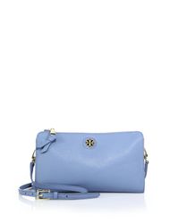 Tory Burch | Blue Robinson Leather Crossbody Bag | Lyst