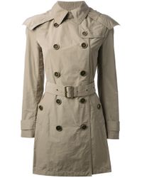 Lyst - Burberry Classic Trench Coat in Blue