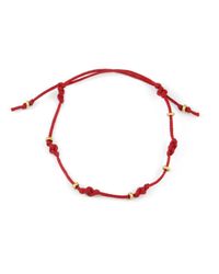 Lulu Frost - G. Frost X Michael Bastian - Eternity Knot Bracelet Red for Men - Lyst