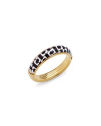 Diane von Furstenberg | Metallic Chain Link Pattern Mixed Bracelet | Lyst