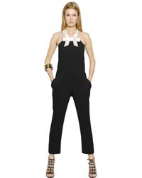 Viktor & Rolf | Black Viscose Cady Jumpsuit | Lyst