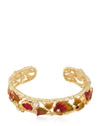 Les Nereides | Metallic Feuilles D'automne Bracelet | Lyst