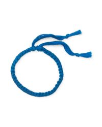 Club Monaco | Blue Macramé Bracelet for Men | Lyst