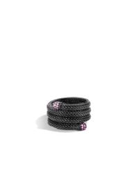 John Hardy | Pink Classic Chain Multi Row Coil Ring | Lyst