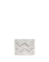 Eddie Borgo | Metallic Pavé Crystal Trap Ring Set | Lyst