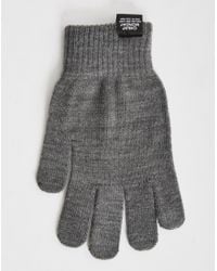 Cheap Monday | Gray Cm Magic Gloves Grey Melange for Men | Lyst