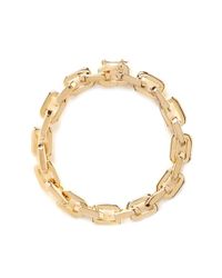 Eddie Borgo | Metallic 'supra' Small Geometric Link Bracelet | Lyst