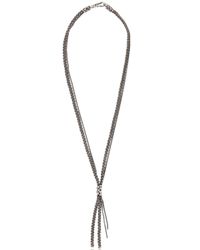 Emanuele Bicocchi | Metallic Woven Sterling Silver Necklace for Men | Lyst