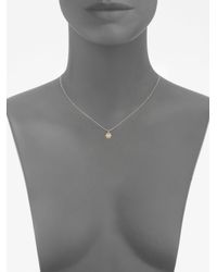 Sydney Evan | Metallic Diamond, Ruby & 14k Yellow Gold Hamsa Pendant | Lyst