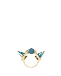 Joomi Lim | Blue 'dynamic Duo' Spike Sphere Ring | Lyst