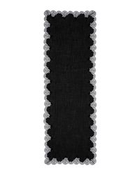 Valentino | Purple Lace-border Wool Scarf | Lyst