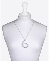 MM6 by Maison Martin Margiela | Metallic Brass '6' Pendant | Lyst