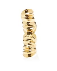 Annelise Michelson | Metallic Gold Draped Articulated Ring | Lyst