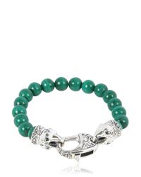 Stephen Webster | Green Raven Head Malachite Bracelet | Lyst