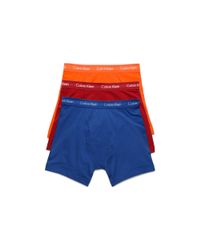 Calvin Klein | Multicolor 2 Pack Cotton Stretch Boxer Briefs for Men | Lyst